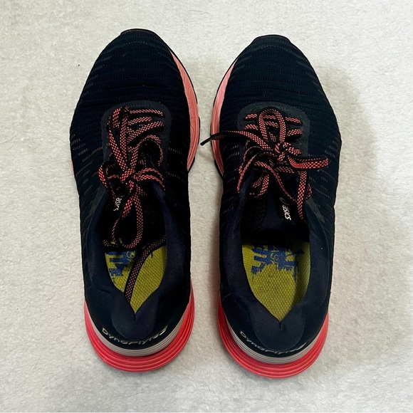Asics Gel Women's Pink/Black Dynaflyte 3 Running Shoe- Size 7 - Picture 8 of 13